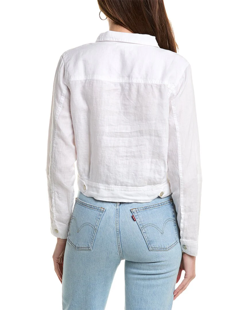 Bella Dahl Linen Utility Crop Jacket