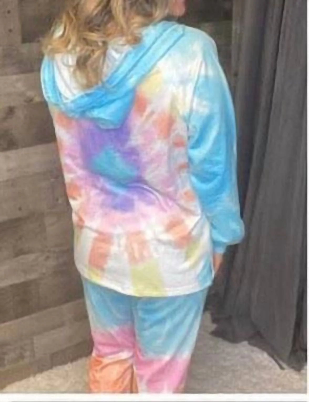 Woodstock Tie Dye Jogger Set In Multi