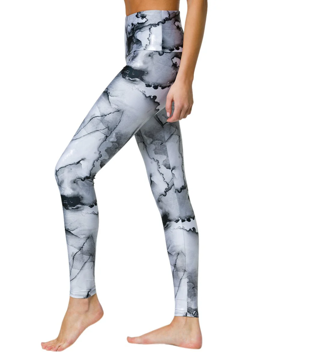 Onzie High Waisted Yoga Leggings Ink