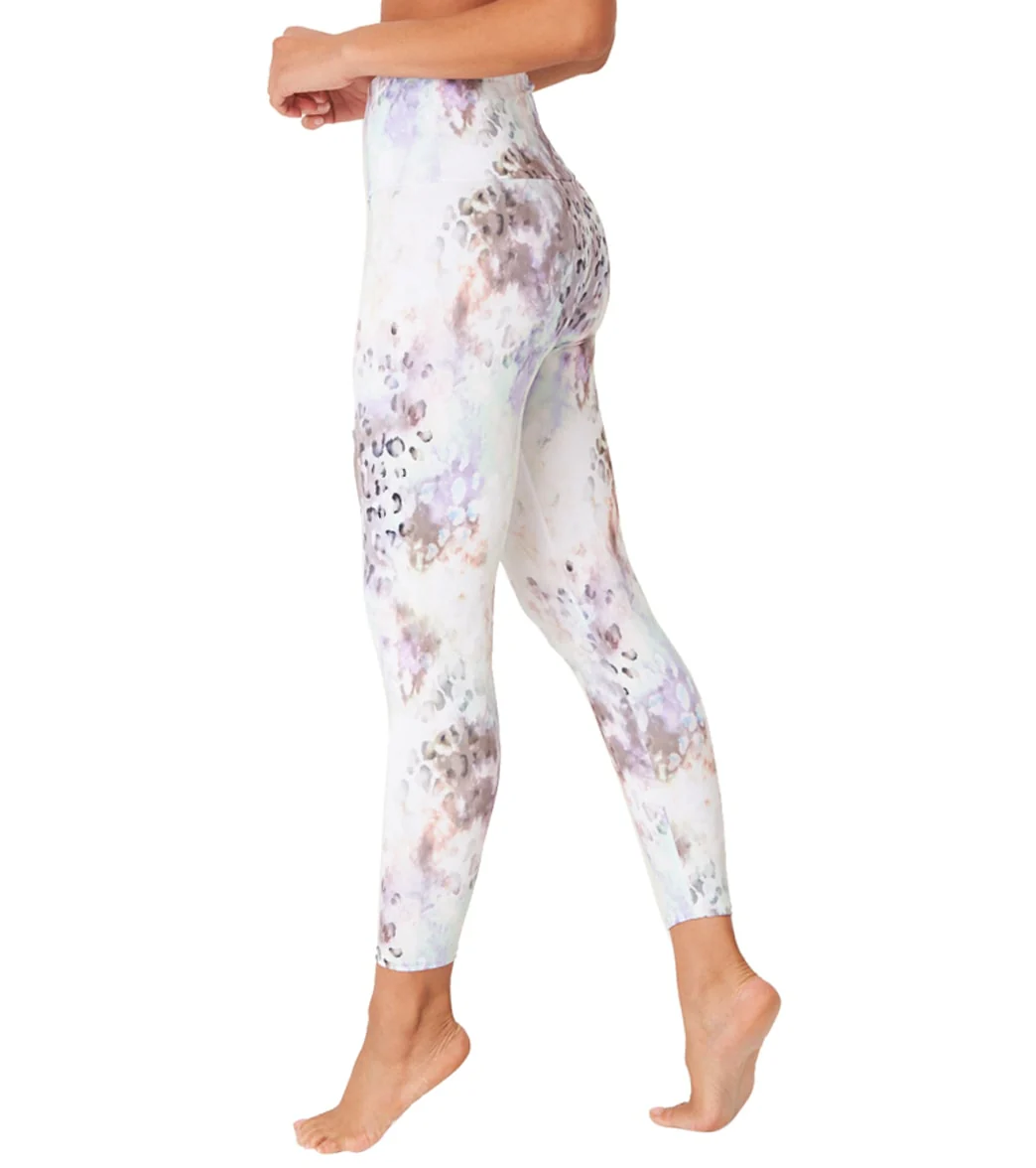 Onzie High Waisted Basic 7/8 Yoga Leggings Animal Quartz