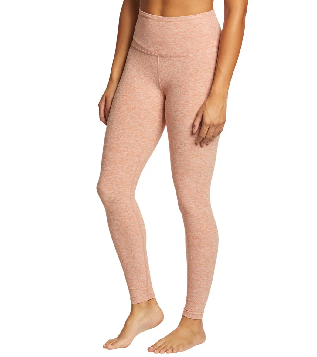 Beyond Yoga Spacedye High Waisted Caught In The Midi 7/8 Yoga Leggings Rainwash Pink Shell