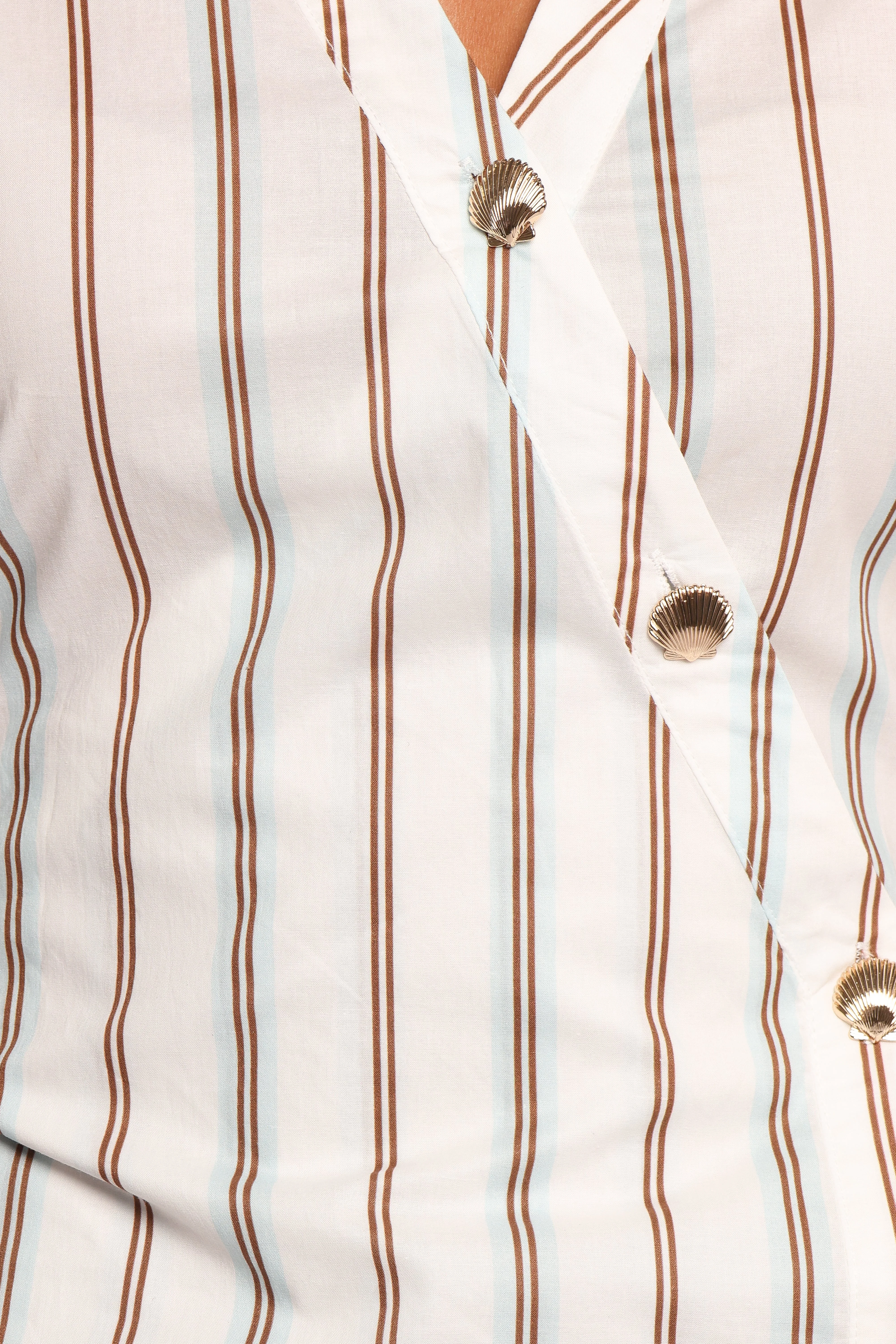 Hayes Mini Dress - Blue Stripe