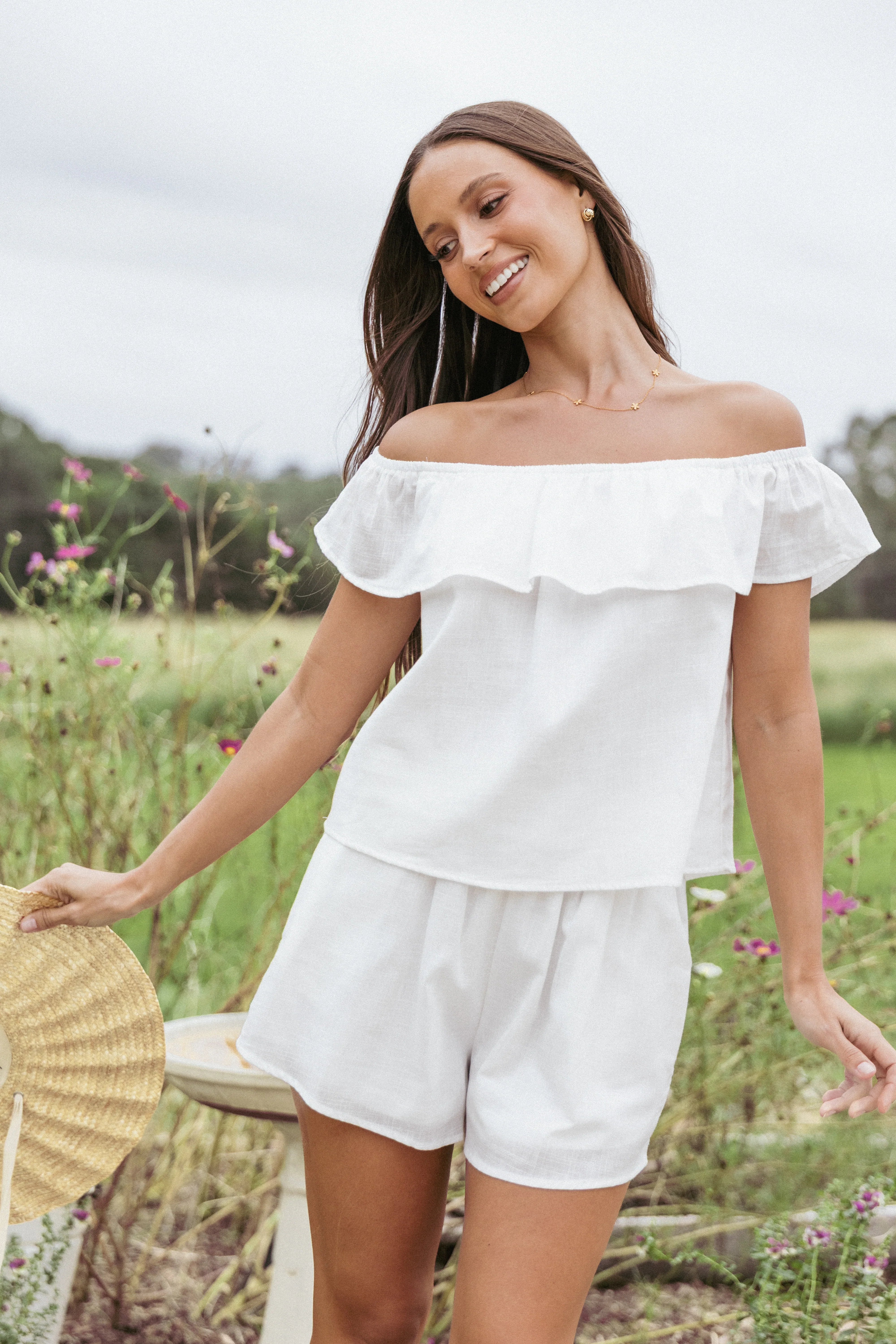 Tennie Short Set - White