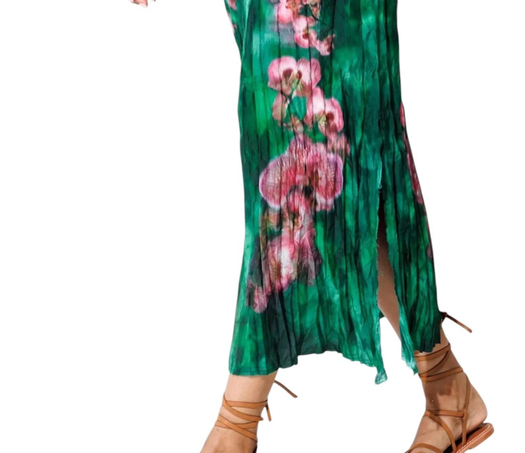 Crinkle Cut Skirt In Watermelon Sugarhigh