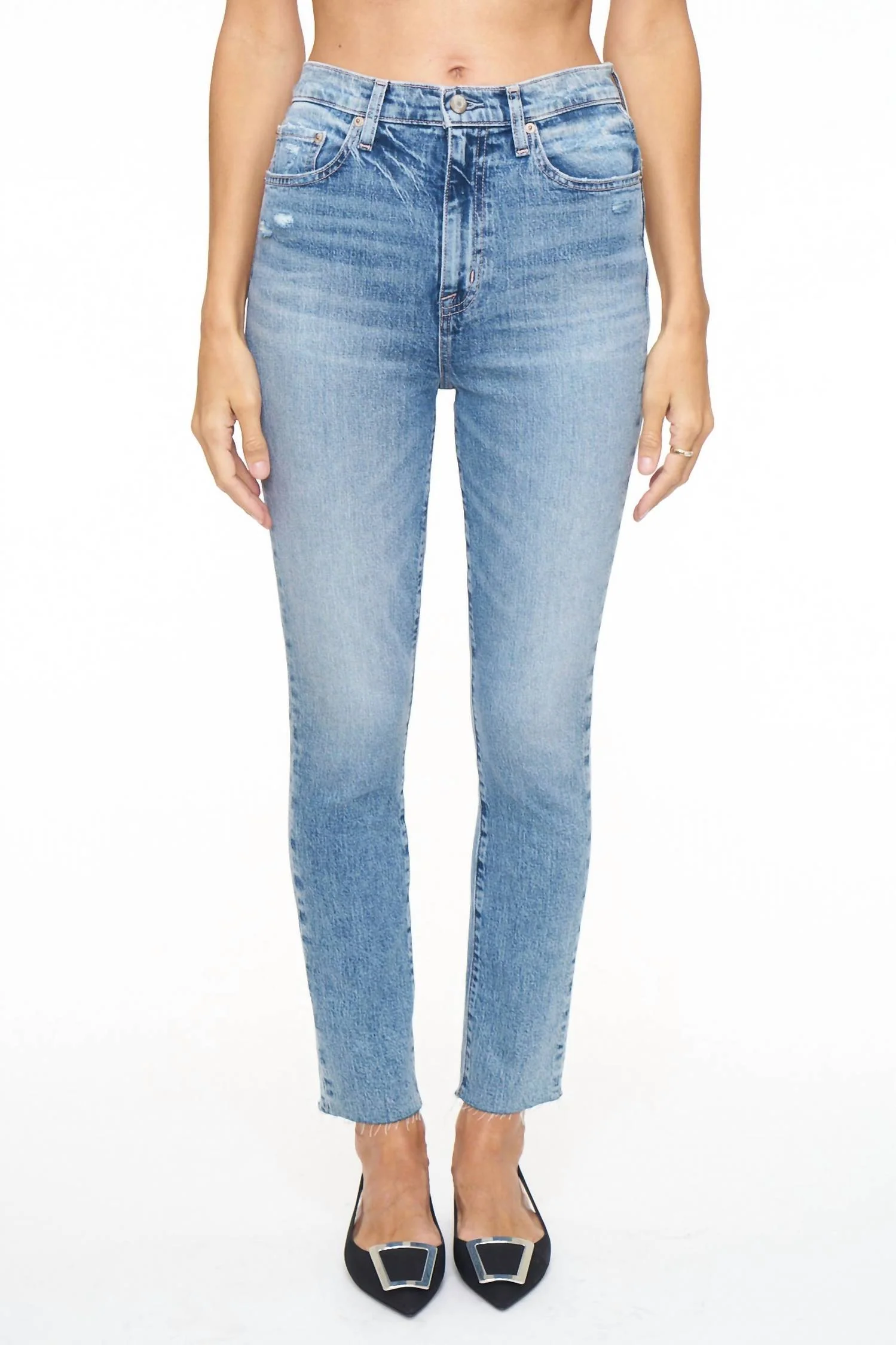 Kate High Rise Jean In Central Park Wash