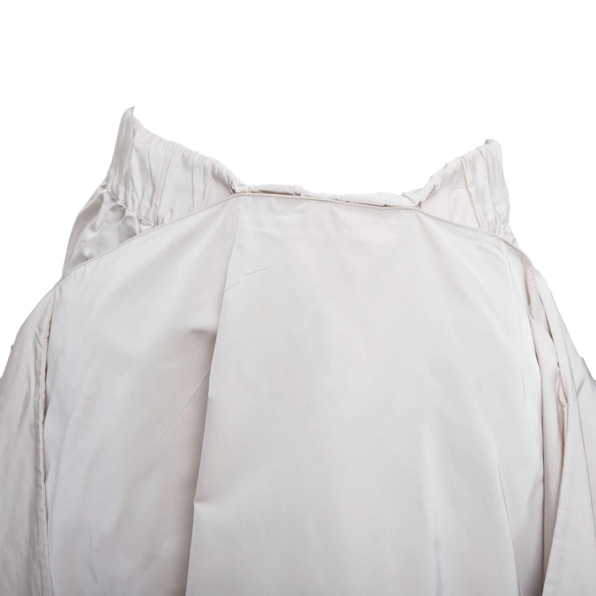 Jil Sander grey taffeta midi skirt