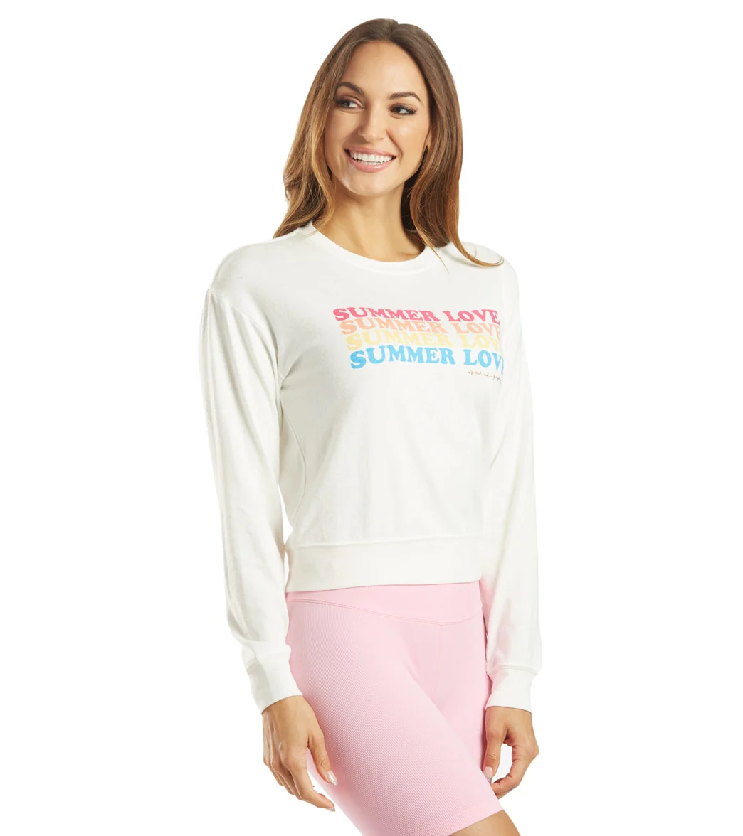 Spiritual Gangster Summer Love Crew Neck Savasana Pullover