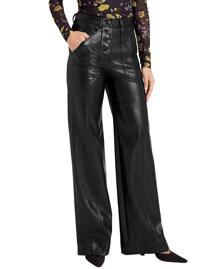 Cinq à Sept Vegan Leather Long Benji Pant