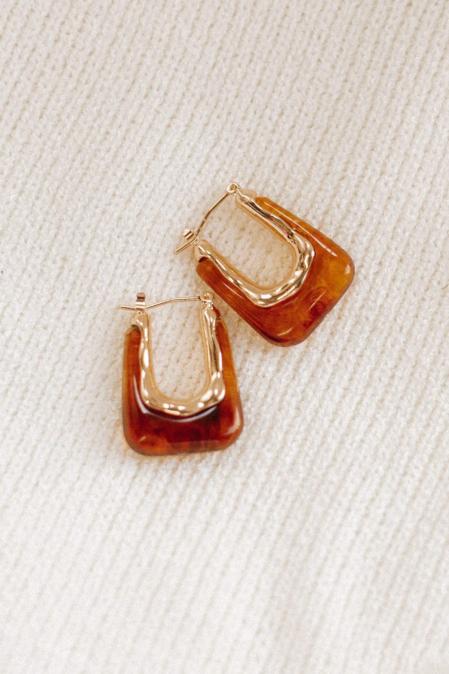 Minsi Earrings - Brown