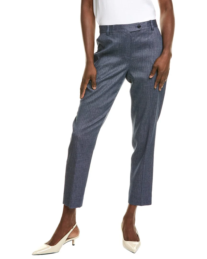 Brooks Brothers Denim Linen-Blend Pant