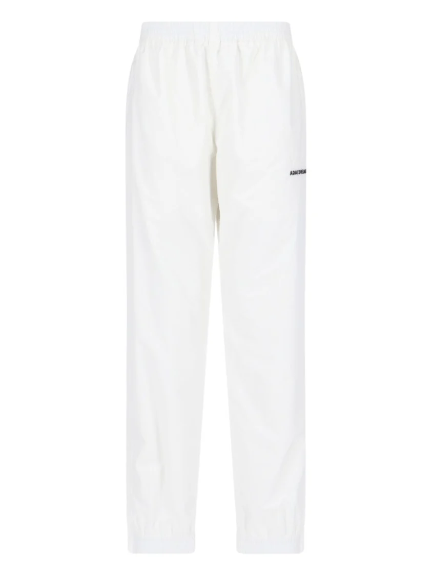 Mirror Tracksuit Bottoms – White