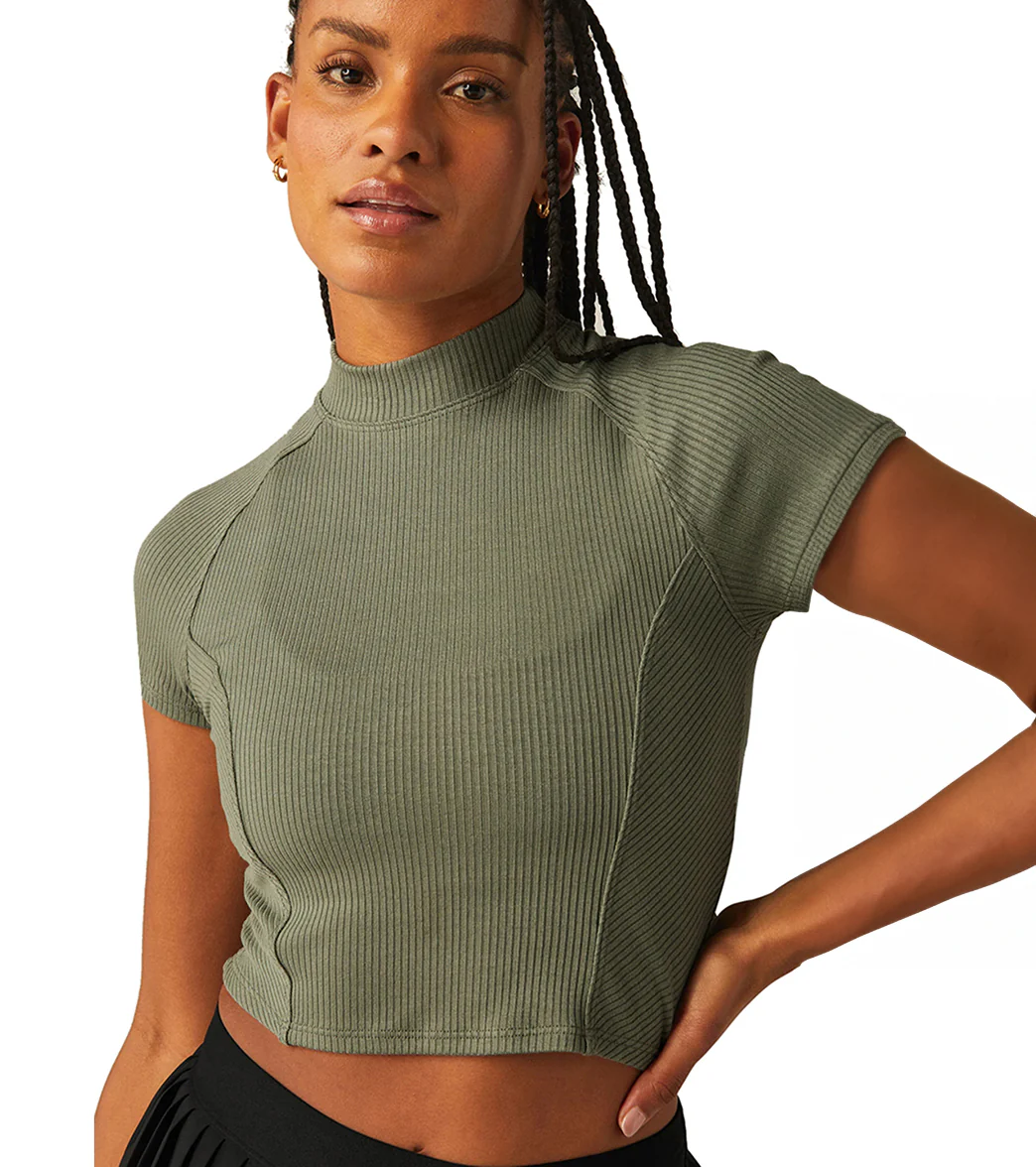Beyond Yoga Formation Cropped Tee