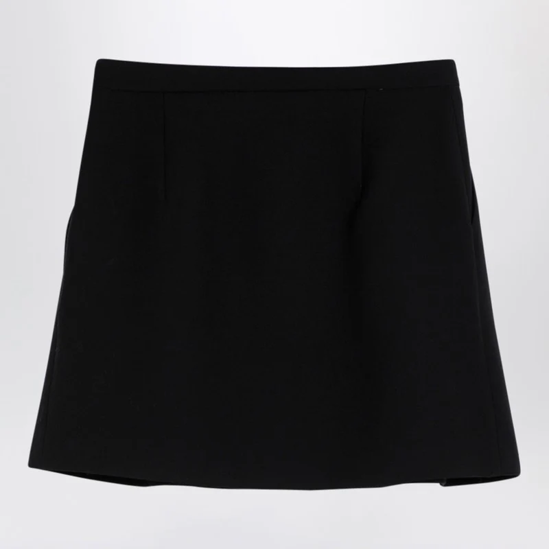 Alessandra Rich Women's Mini Wrap Skirt In Pied De Poule