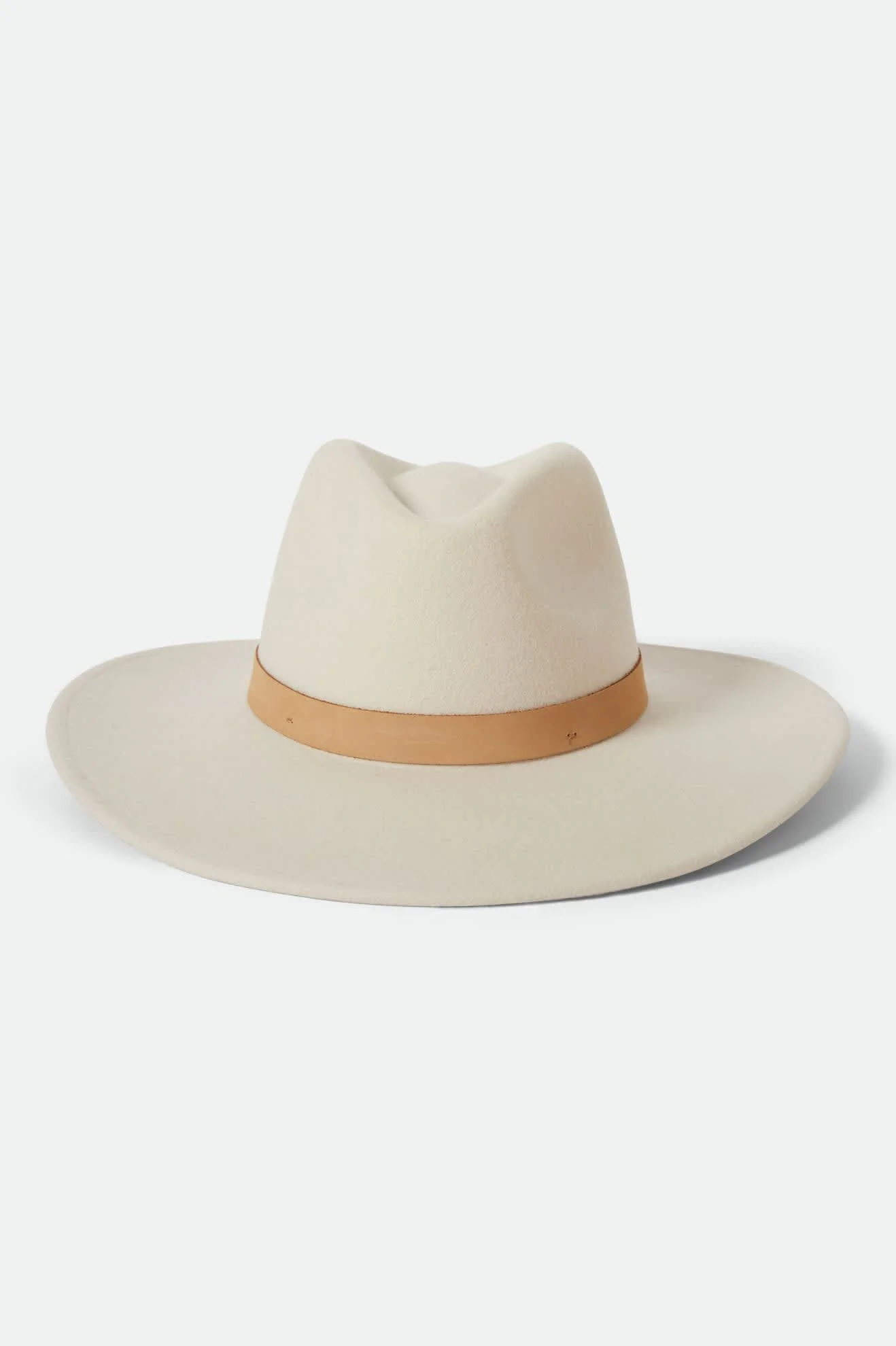 Harper Felt Hat - Dove/Natural