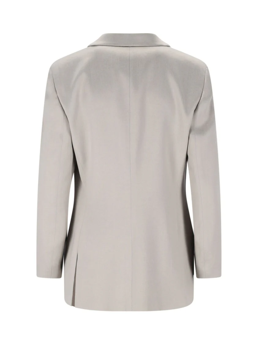 Double-Breasted Blazer – Grey