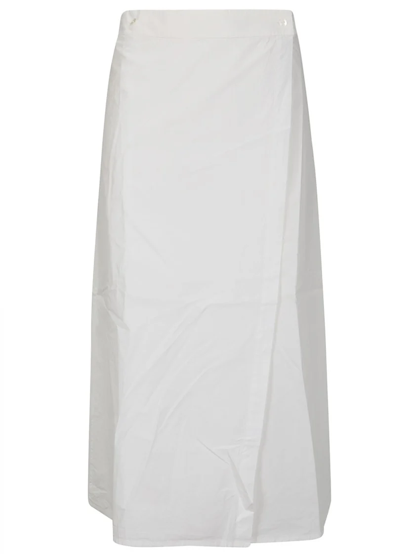 Lightweight Cotton Midi Skirt