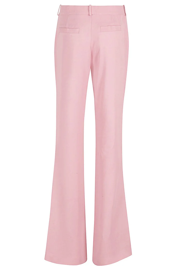 Flared Blush Pink Trousers