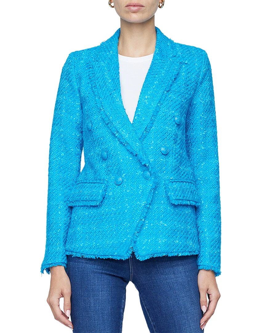 L'AGENCE Kenzie Wool-Blend Blazer