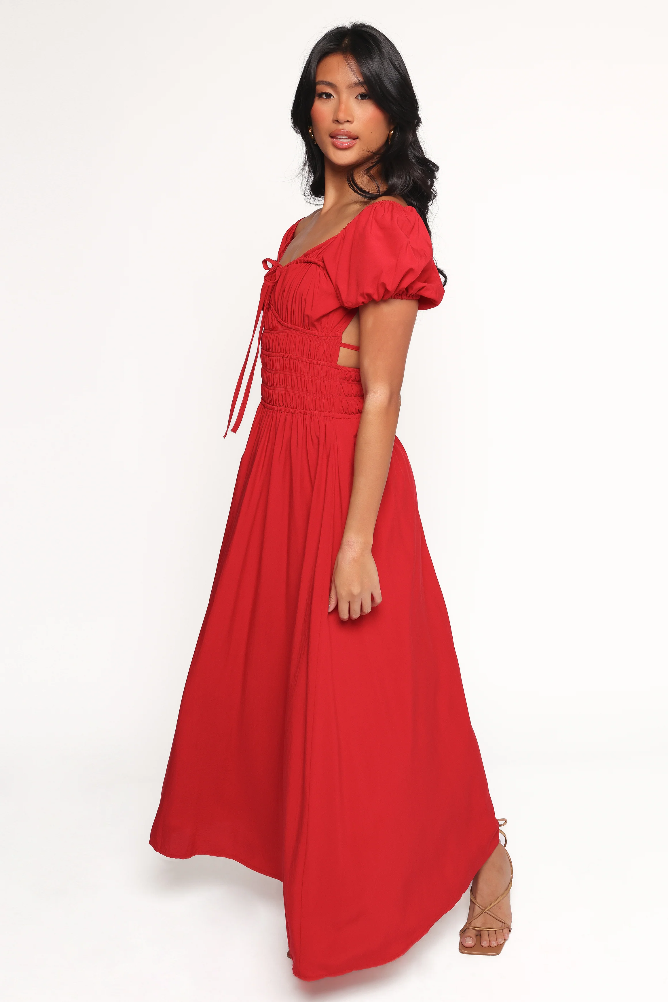 Theodora Maxi Dress - Red