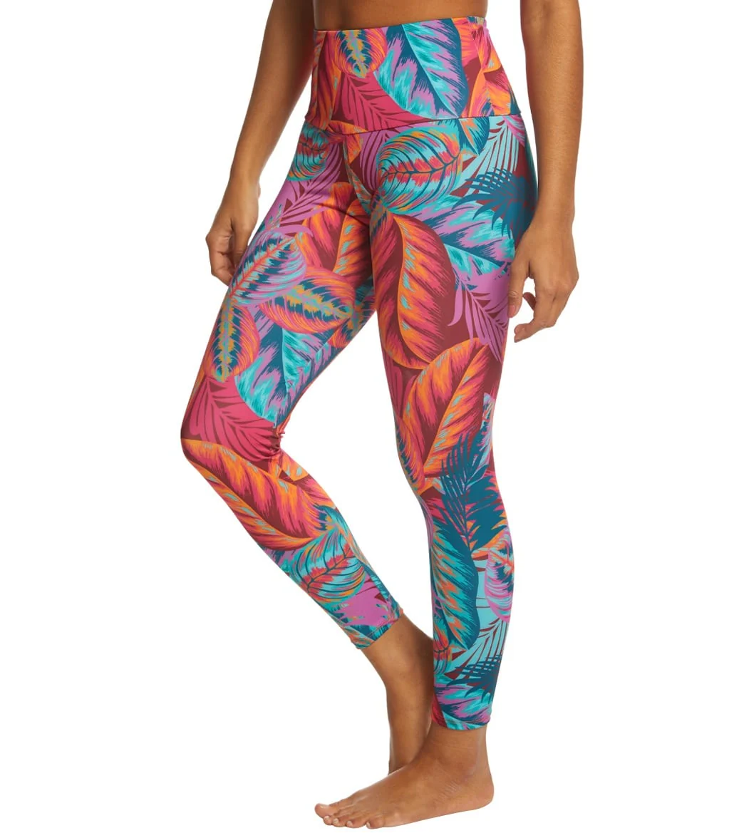 Onzie High Waisted Basic 7/8 Yoga Leggings Lanai