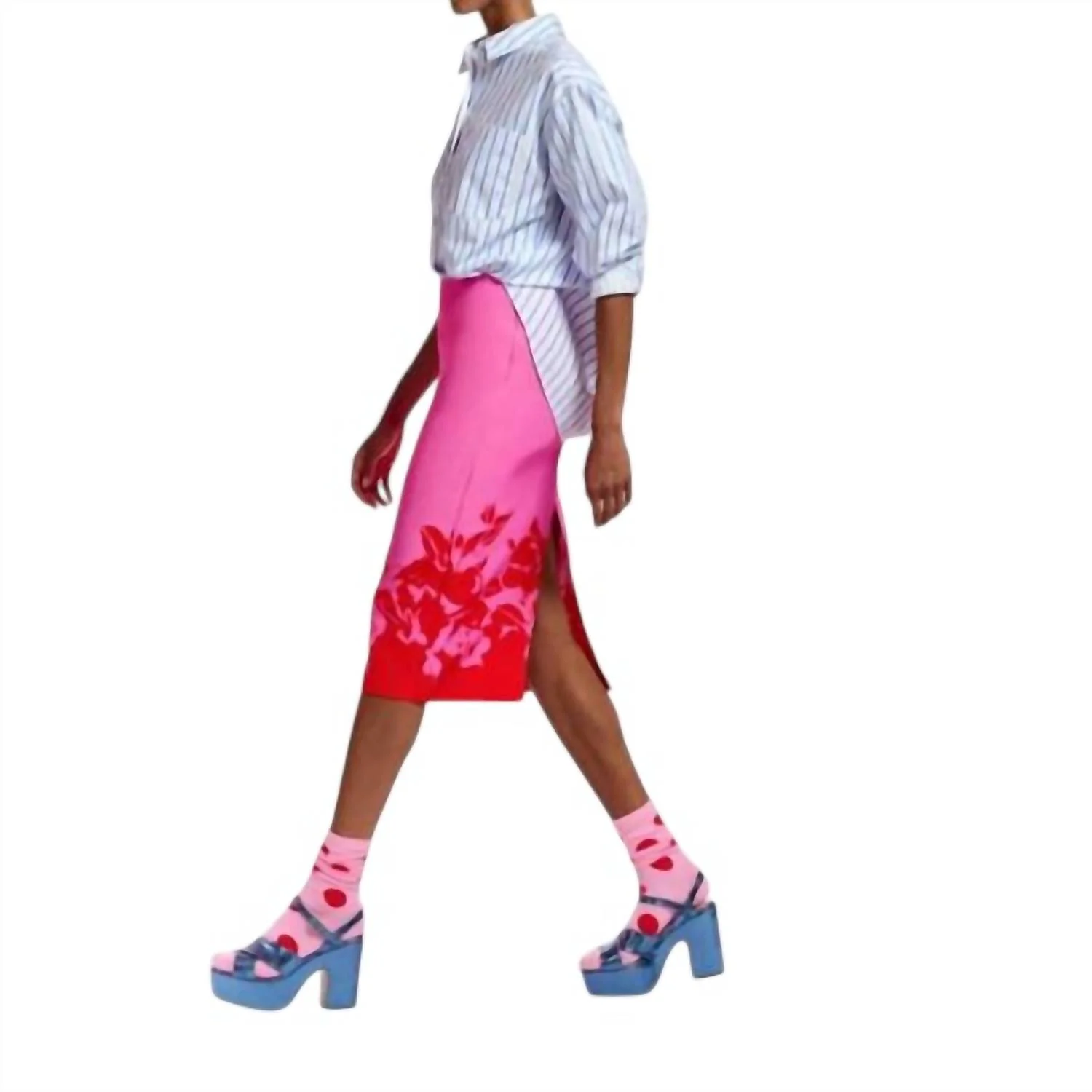 Fairydust Skirt In Pin