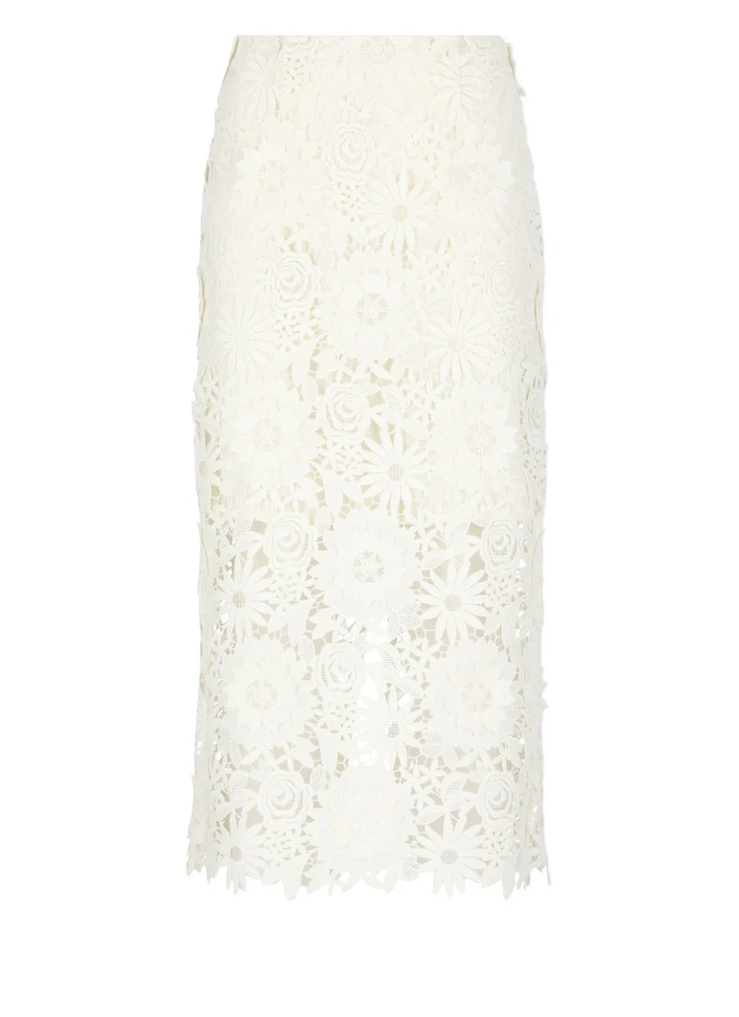Ivory Lace Skirt