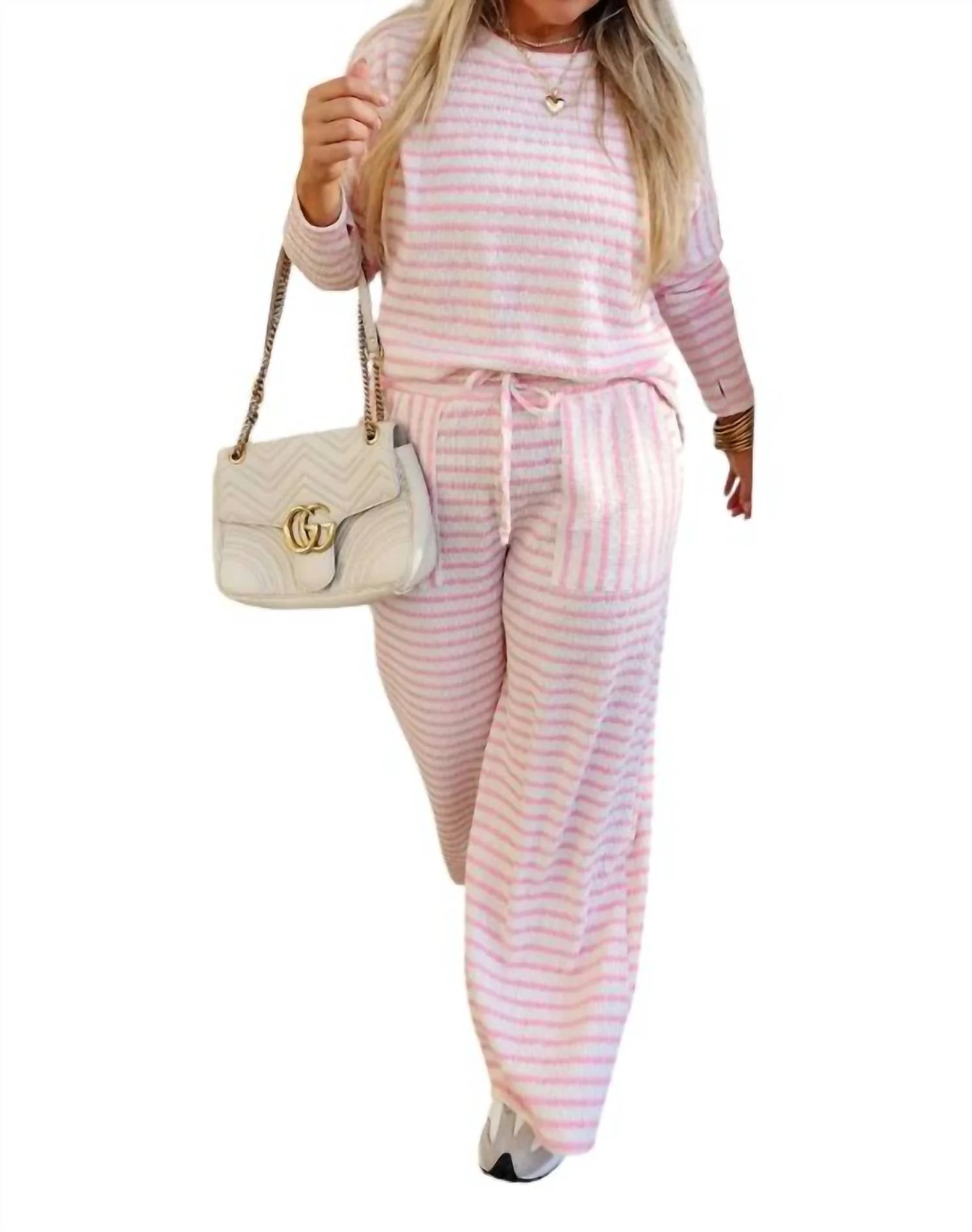 Always Home Loungewear Set In Pink