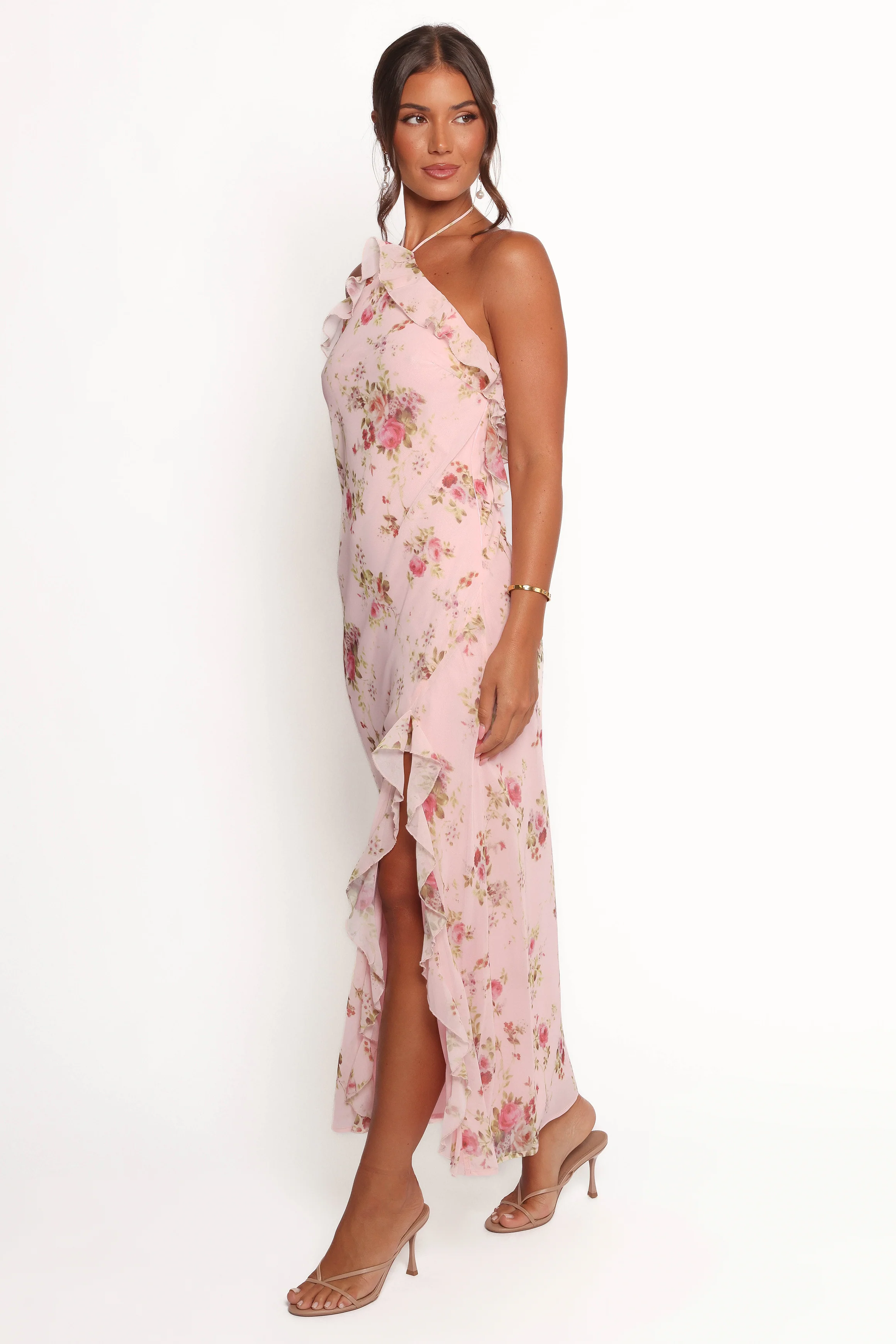 Patricia Maxi Dress - Pale Pink Floral