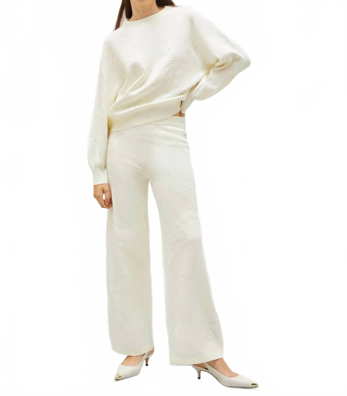 Ughetta 2 Terrycloth Palm Pants In Cream