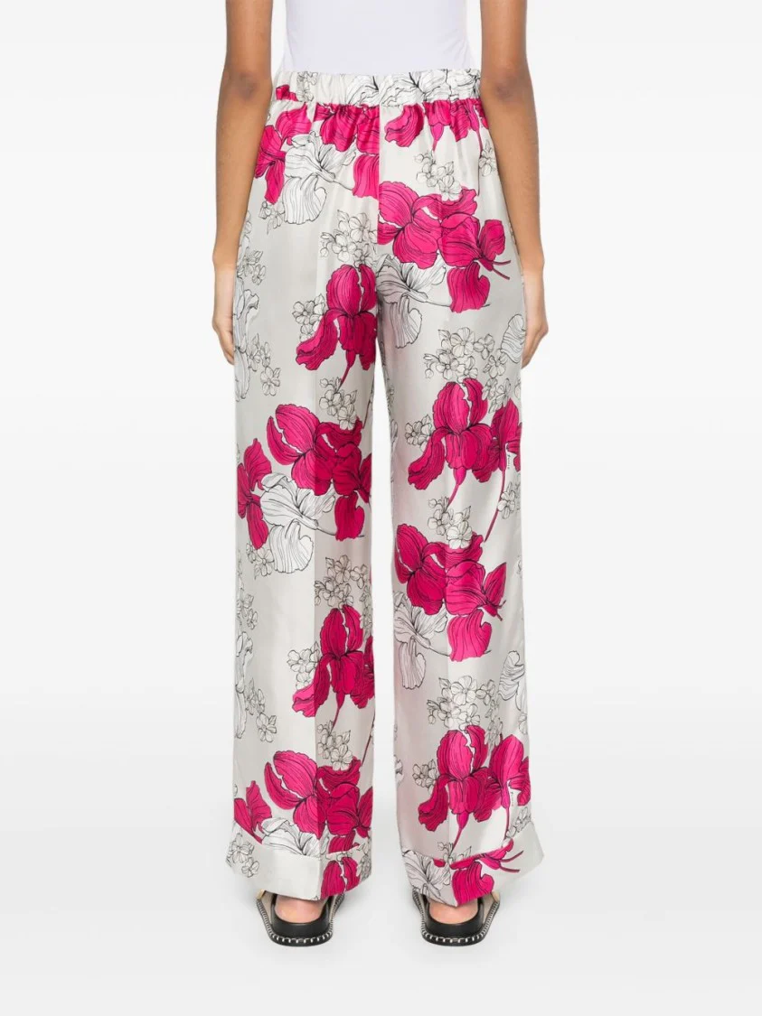 Relaxed Floral Print Serenella Trousers