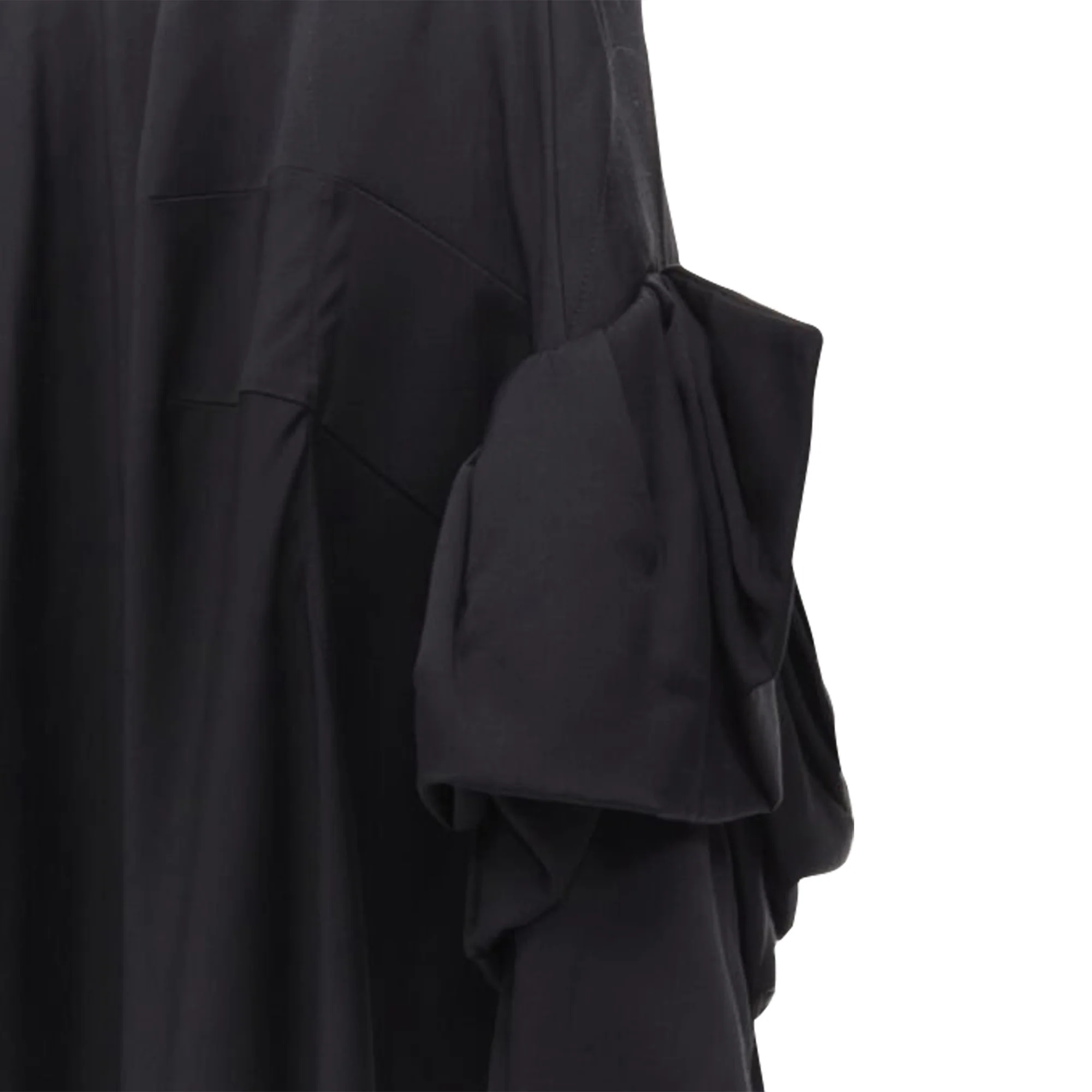 Comme Des Garcons rayon ruffle floral skirt