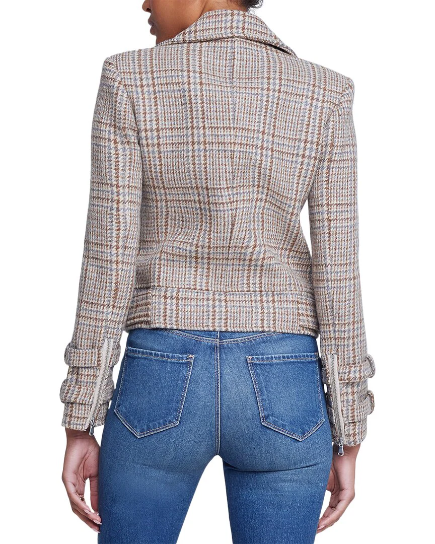 L'AGENCE Billie Belted Wool Jacket