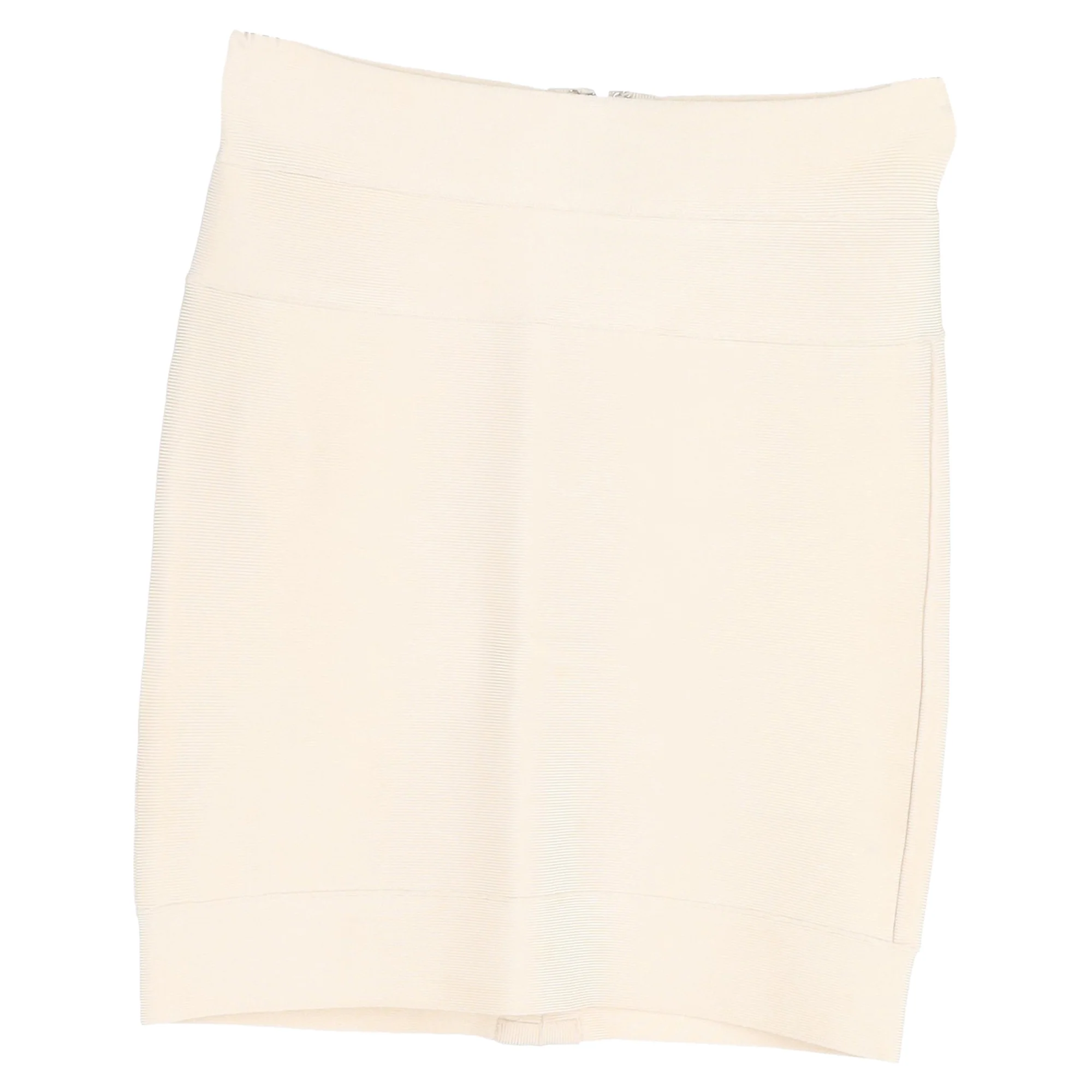 Herve Leger Charlotte Bandage Mini Skirt in White Rayon