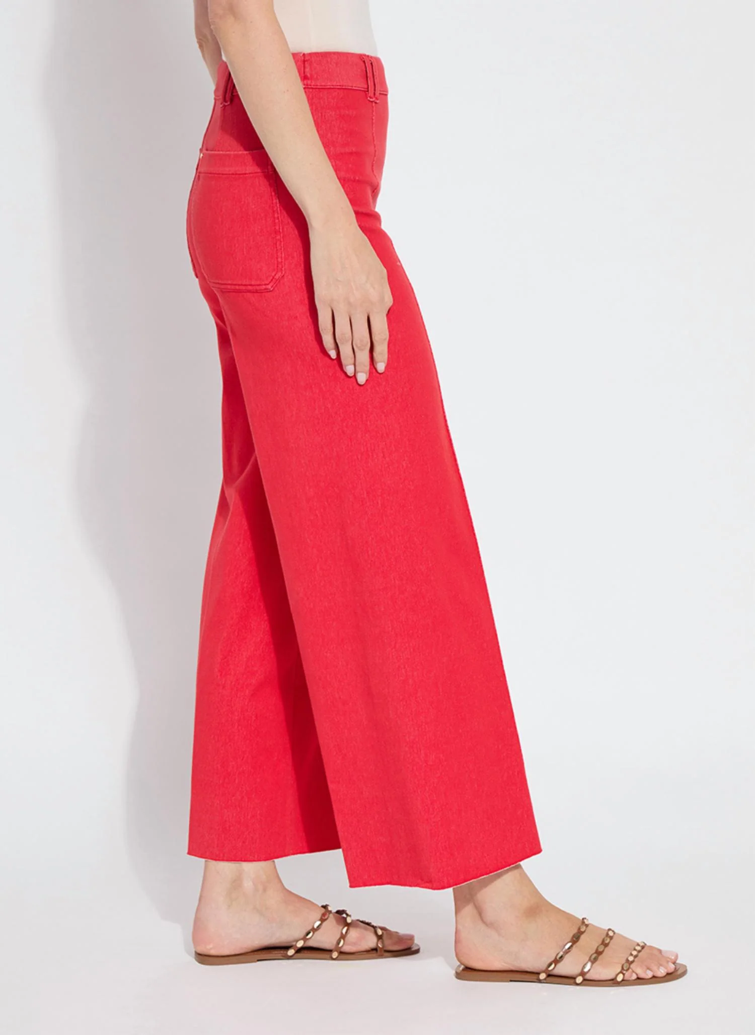 Erin Pintuck Reprieve Denim In Lipstick Red