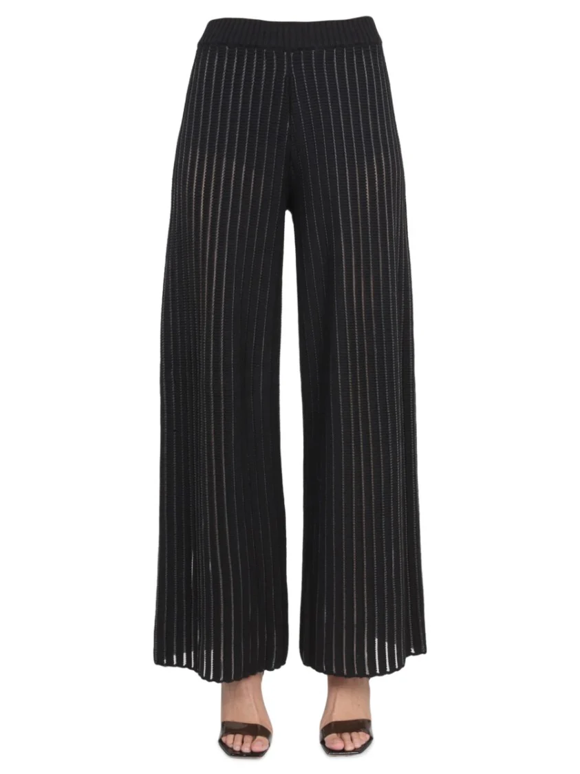 Relaxed Fit Wide Leg Pants