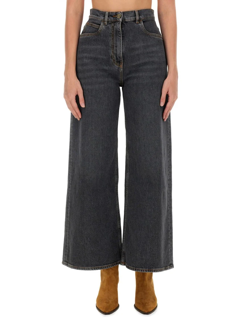 Baggy Jacquard Jeans