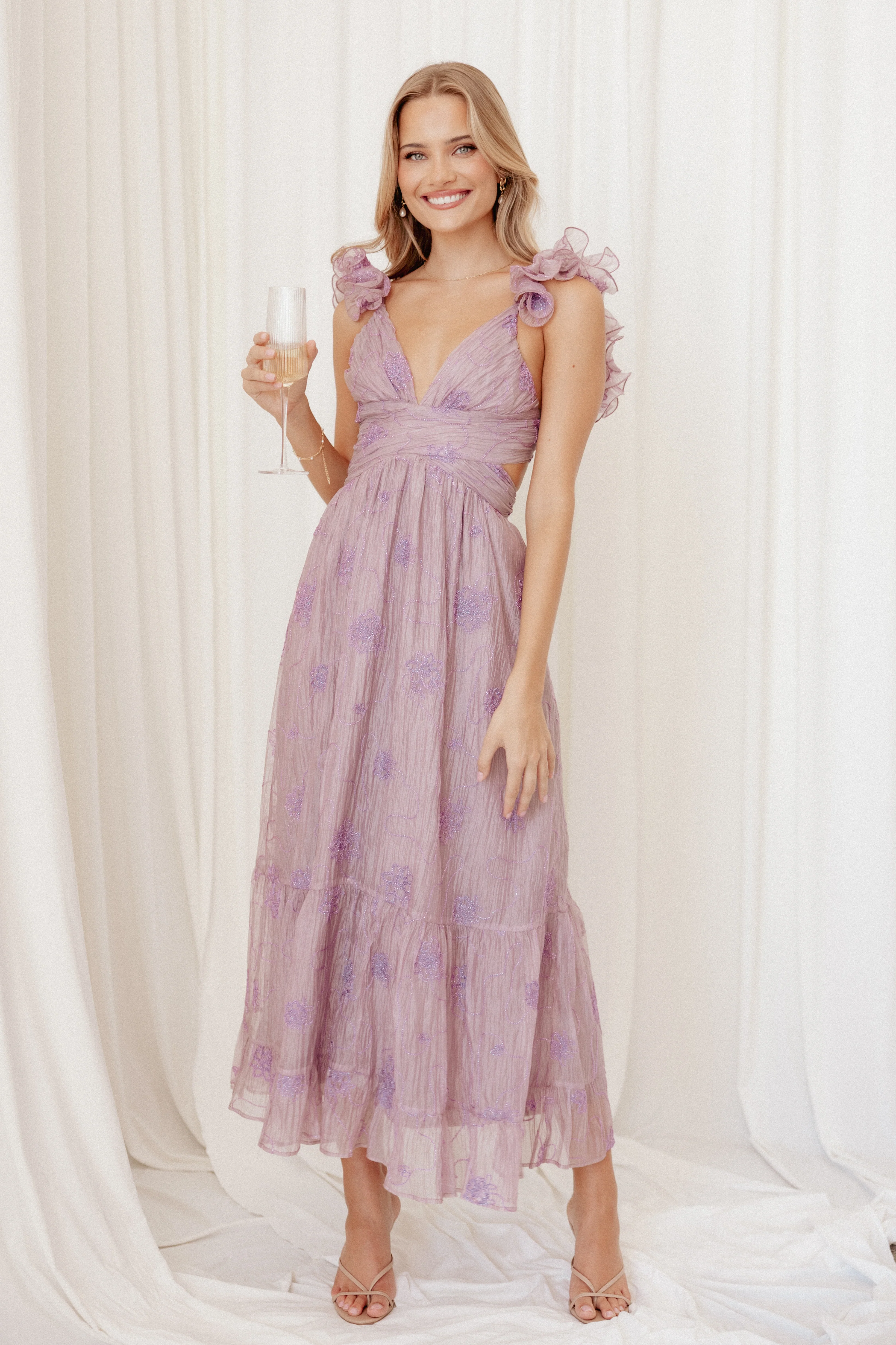 Harmony Maxi Dress - Lilac