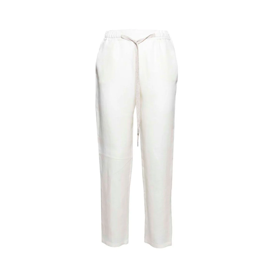 Joke Straight Trousers In White Linen