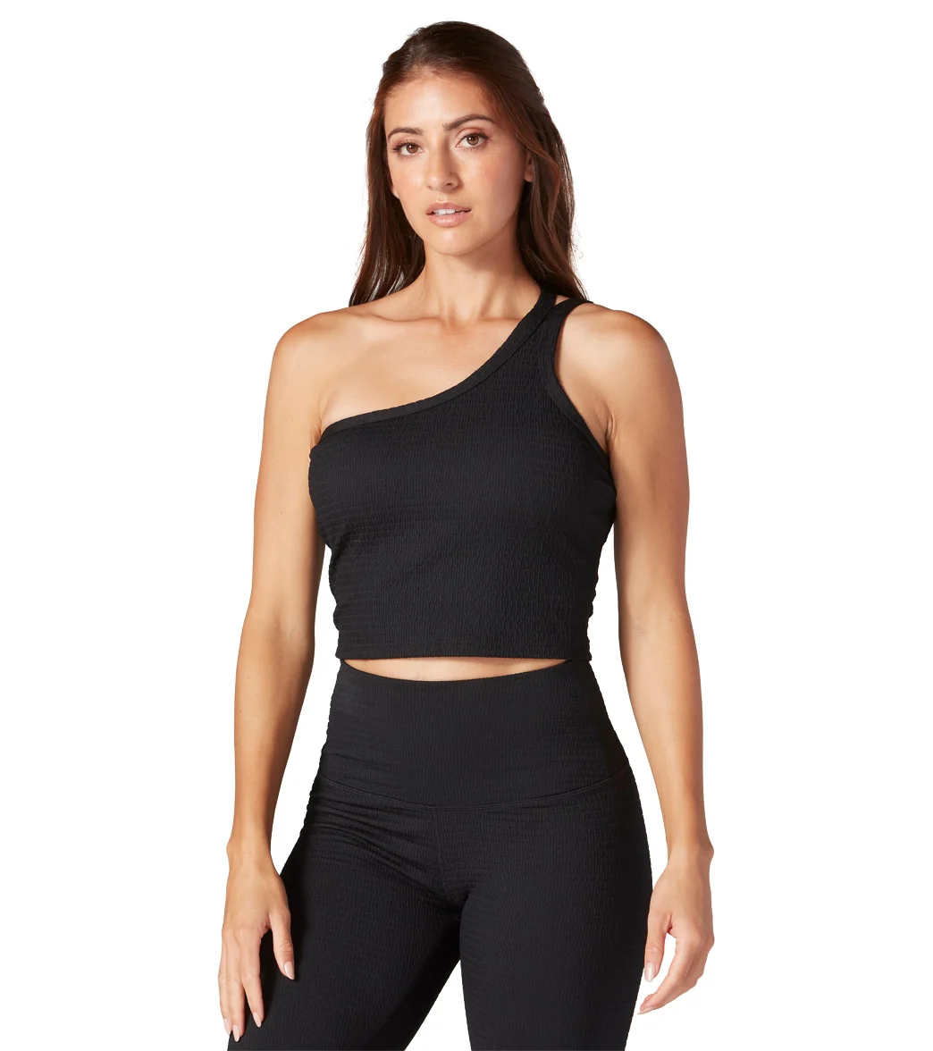 Tavi Seersucker One Shoulder Bra