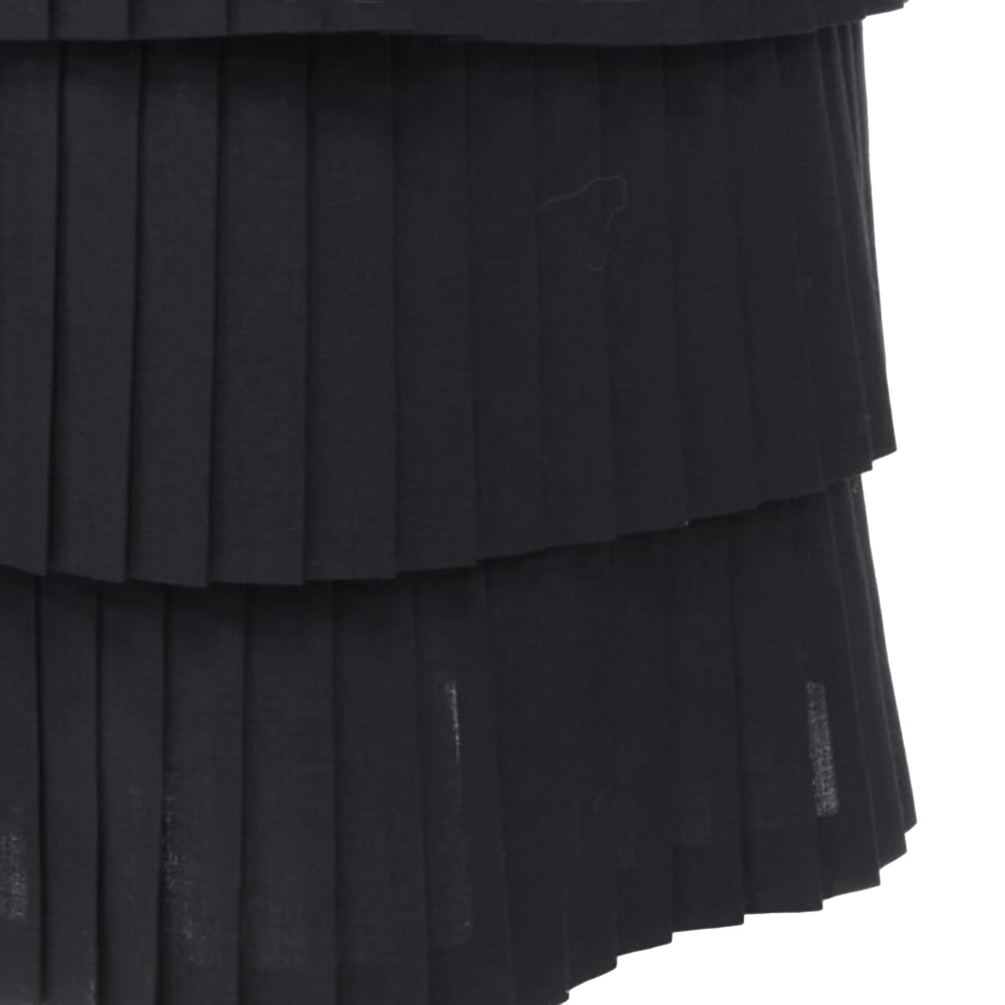 Junya Watanabe pleated tiered hem pencil skirt