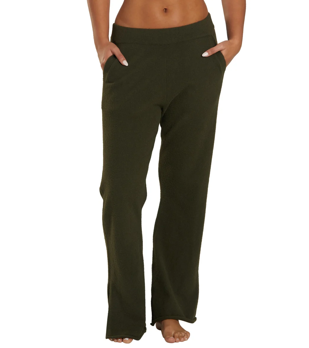 Spiritual Gangster Slim Wide Leg Chenille Pant