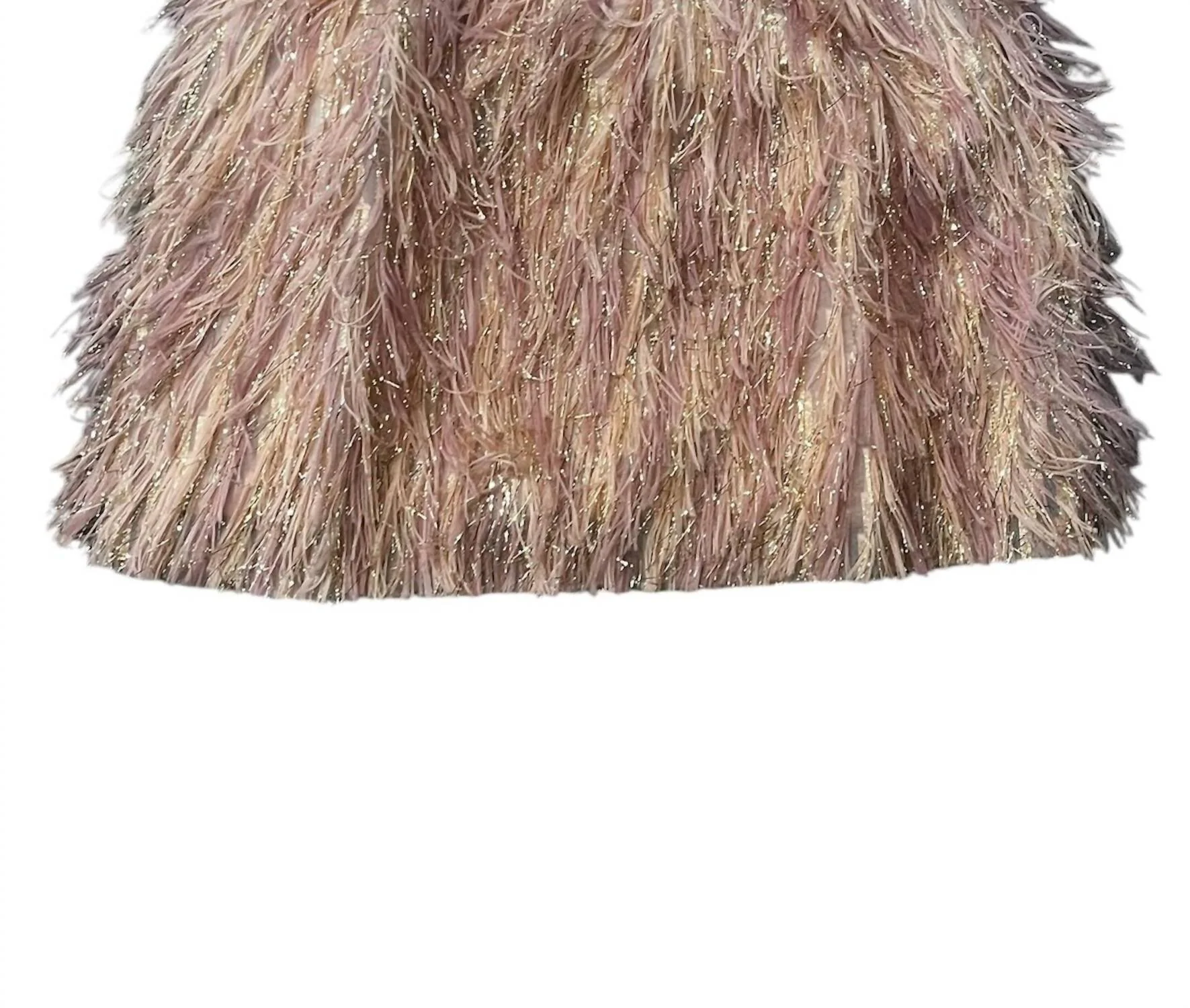 Paloma Skirt In Pink Feather