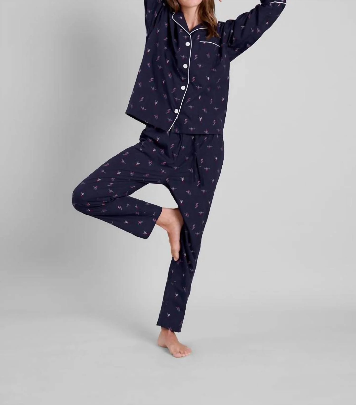 Marina Skier Print Pajama Set