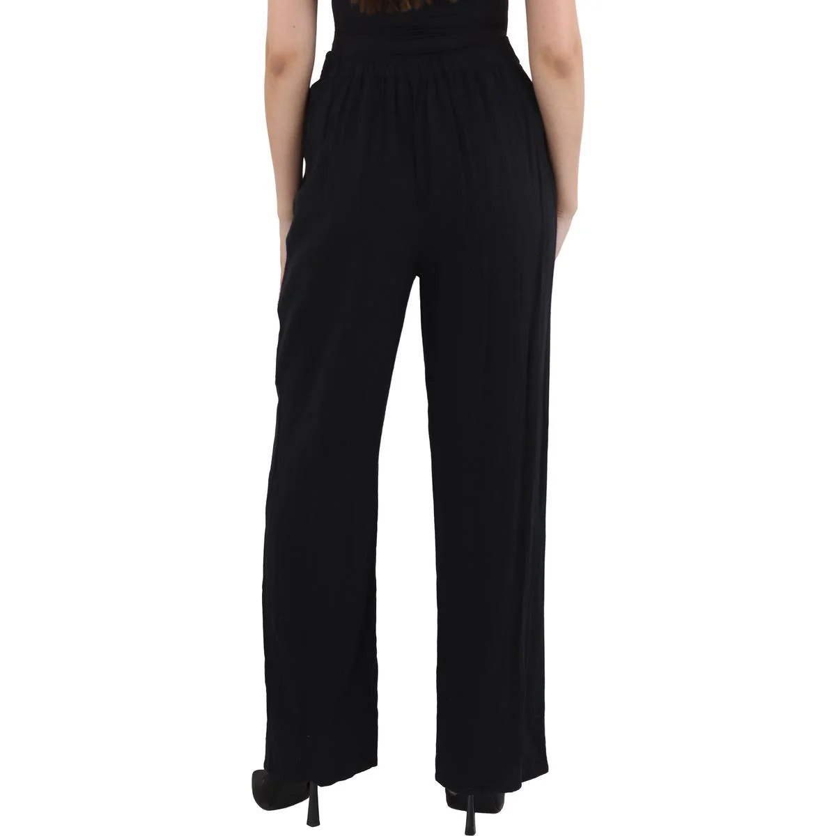 Womens Pocket Knit Straight Leg Pants