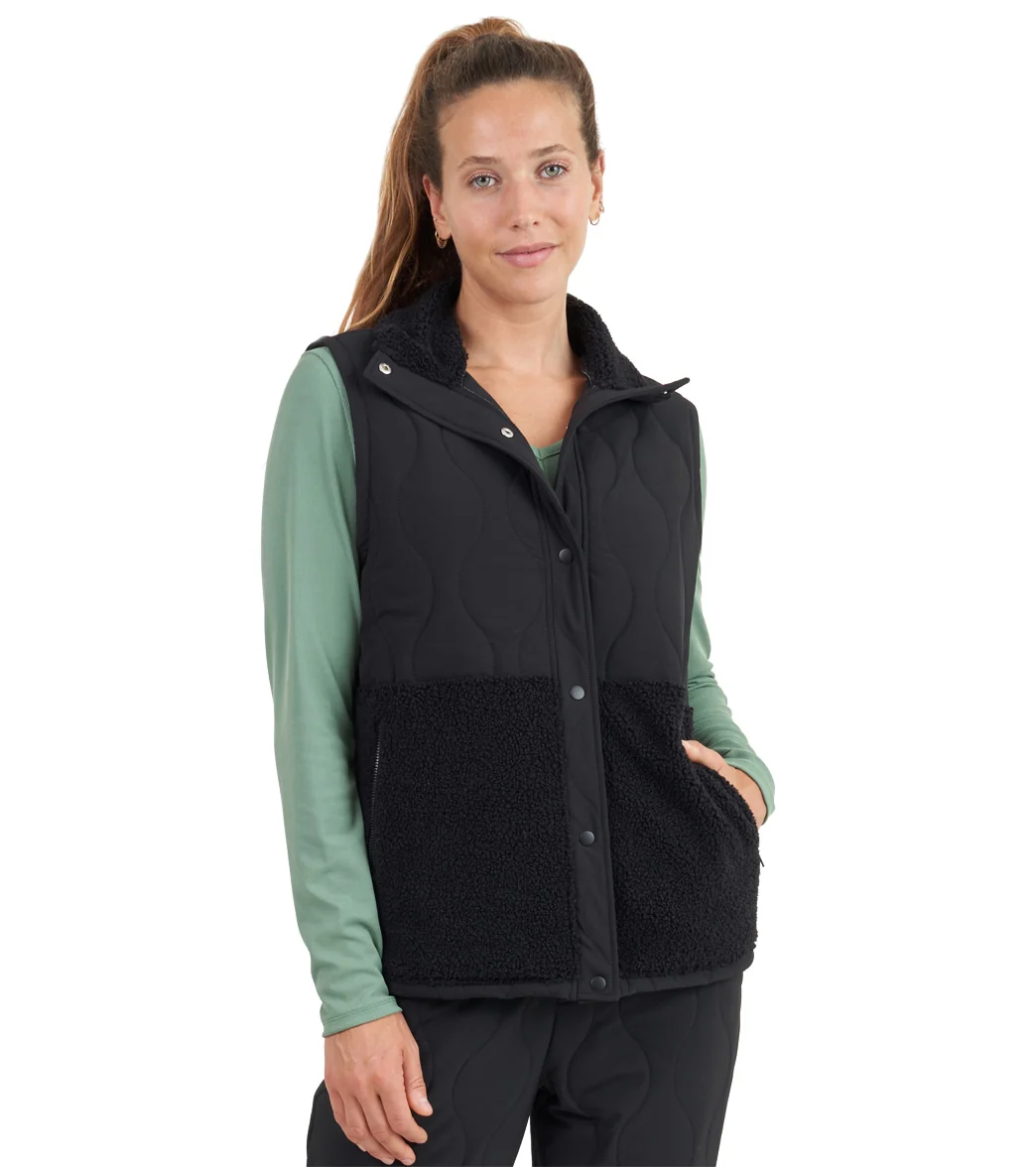 Thrive Societe Teddy Quilted Vest