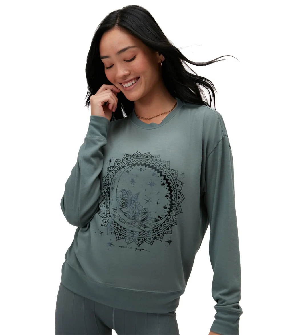 Spiritual Gangster Stargaze Relaxed Savasana Sweatshirt