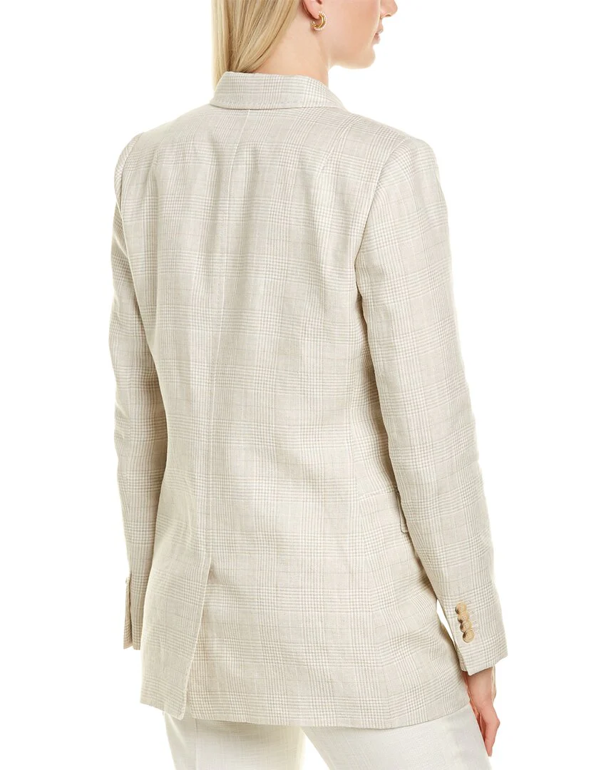 Lafayette 148 New York Slade Linen Jacket