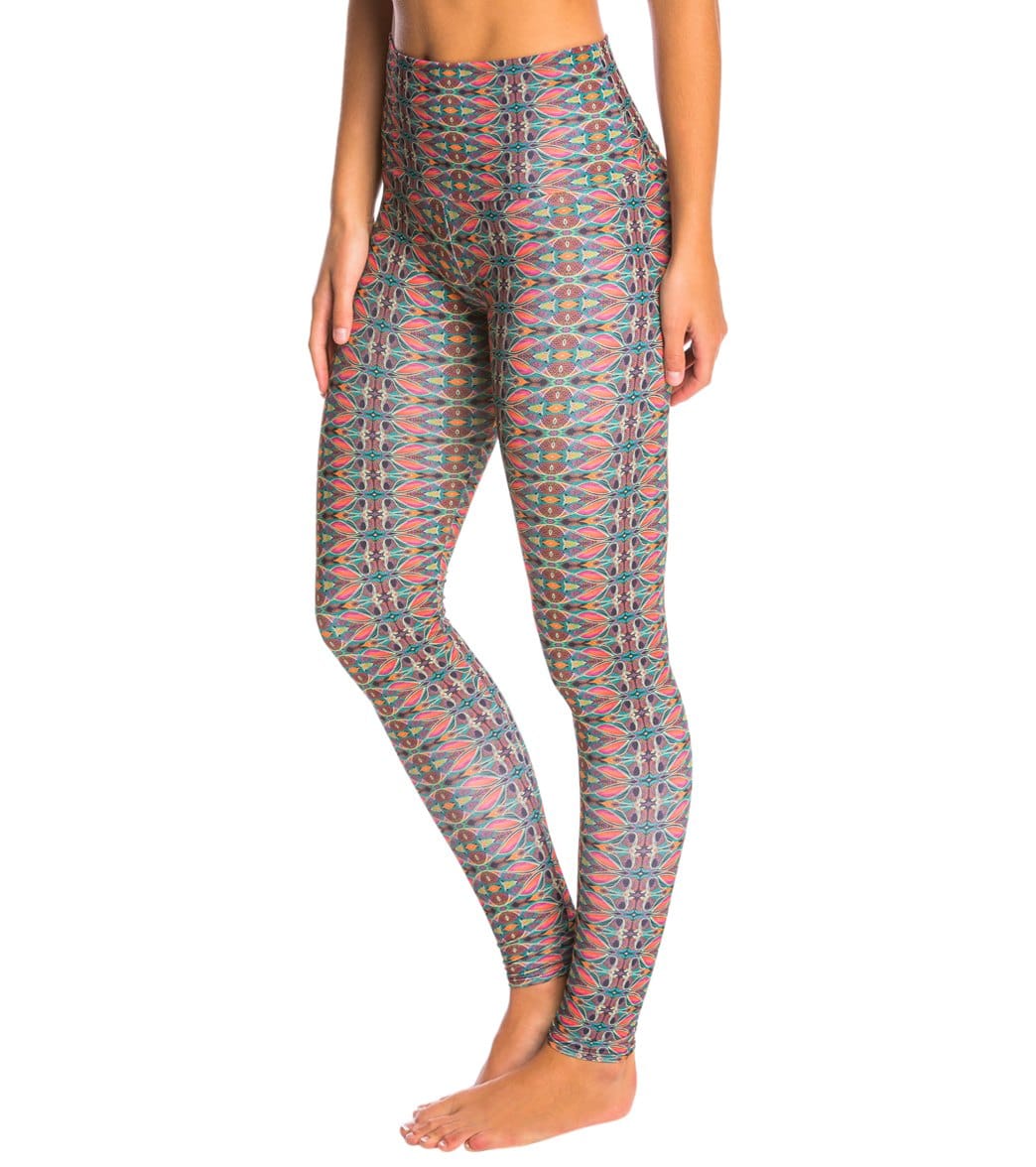 Onzie High Waisted Yoga Leggings Balinese