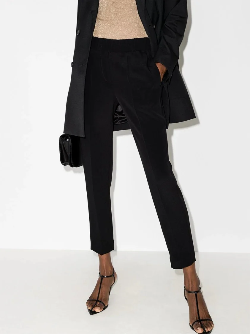 Tailored Black Trousers With Slim Fit