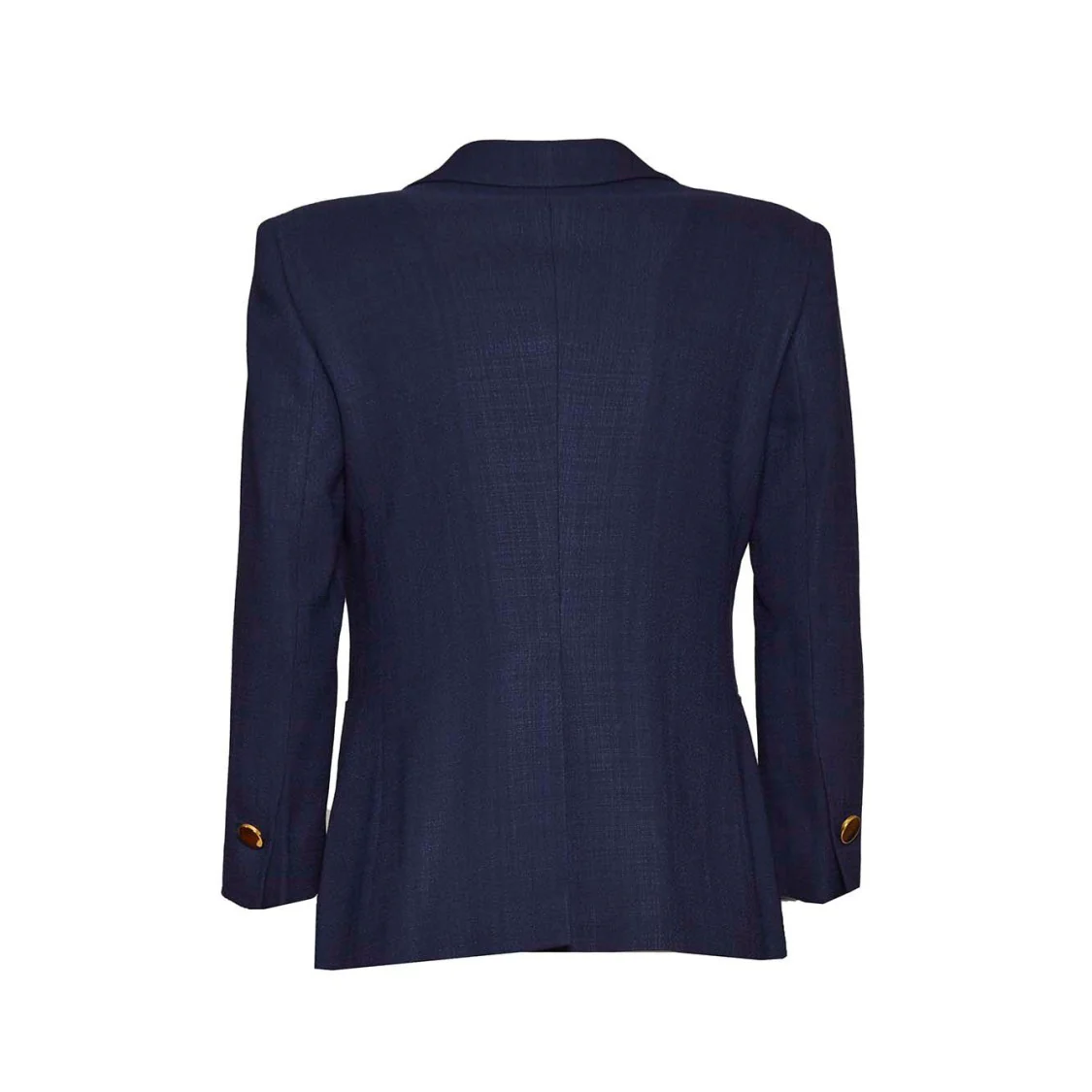 J-Debra Single Breasted Jacket In Blue Viscose Twill